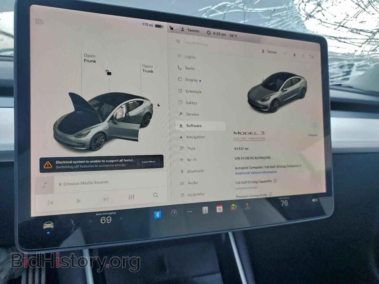 2020 TESLA MODEL 3 - VIN: 5YJ3E1ECXLF642268 - Фото 9