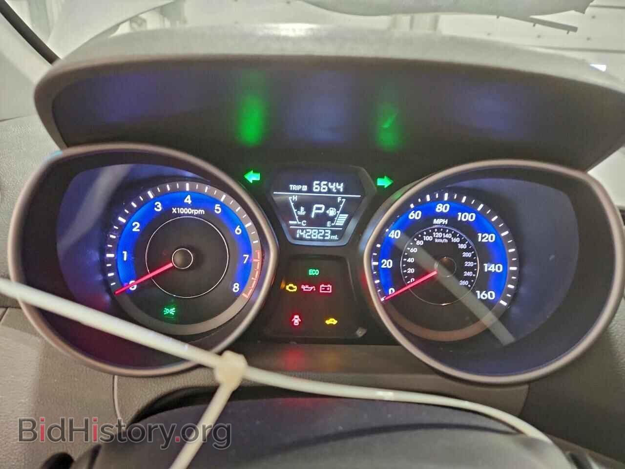 2014 HYUNDAI ELANTRA - VIN: KMHDH4AE8EU103013 - Фото 9