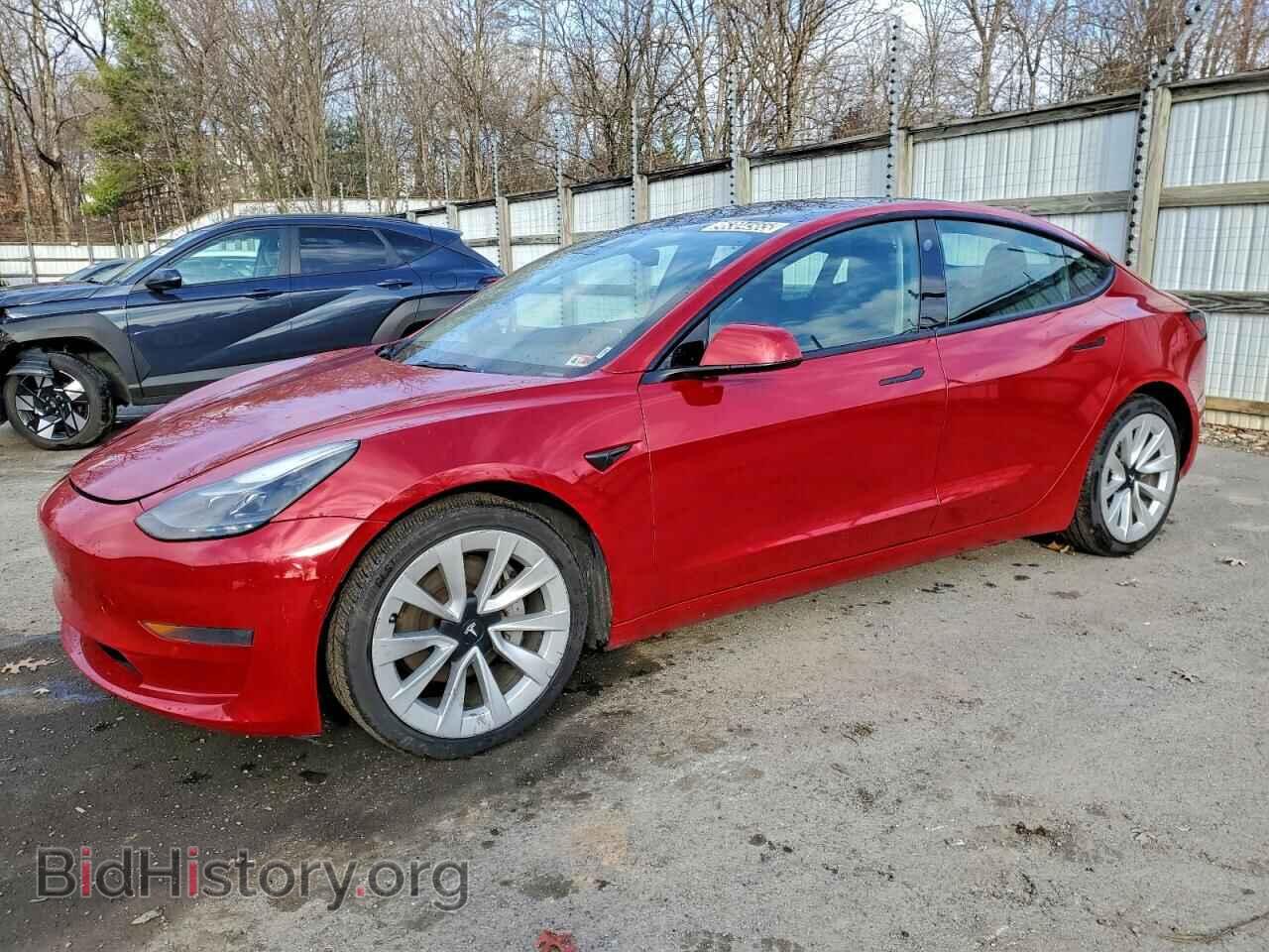 Photo 5YJ3E1EA2NF192018 - TESLA MODEL 3 2022