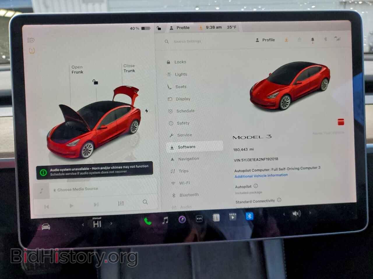2022 TESLA MODEL 3 - VIN: 5YJ3E1EA2NF192018 - Фото 9