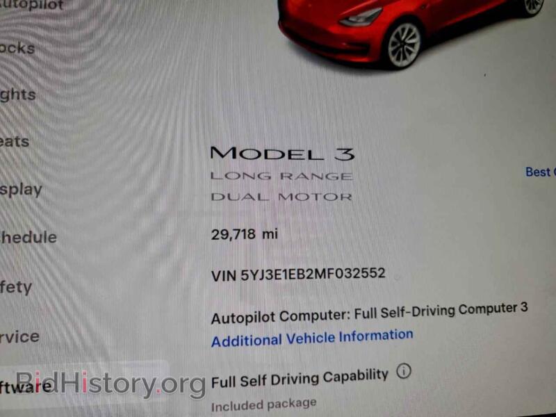 2021 Tesla MODEL 3 (VIN 5YJ3E1EB2MF032552) — фото 9 из 14