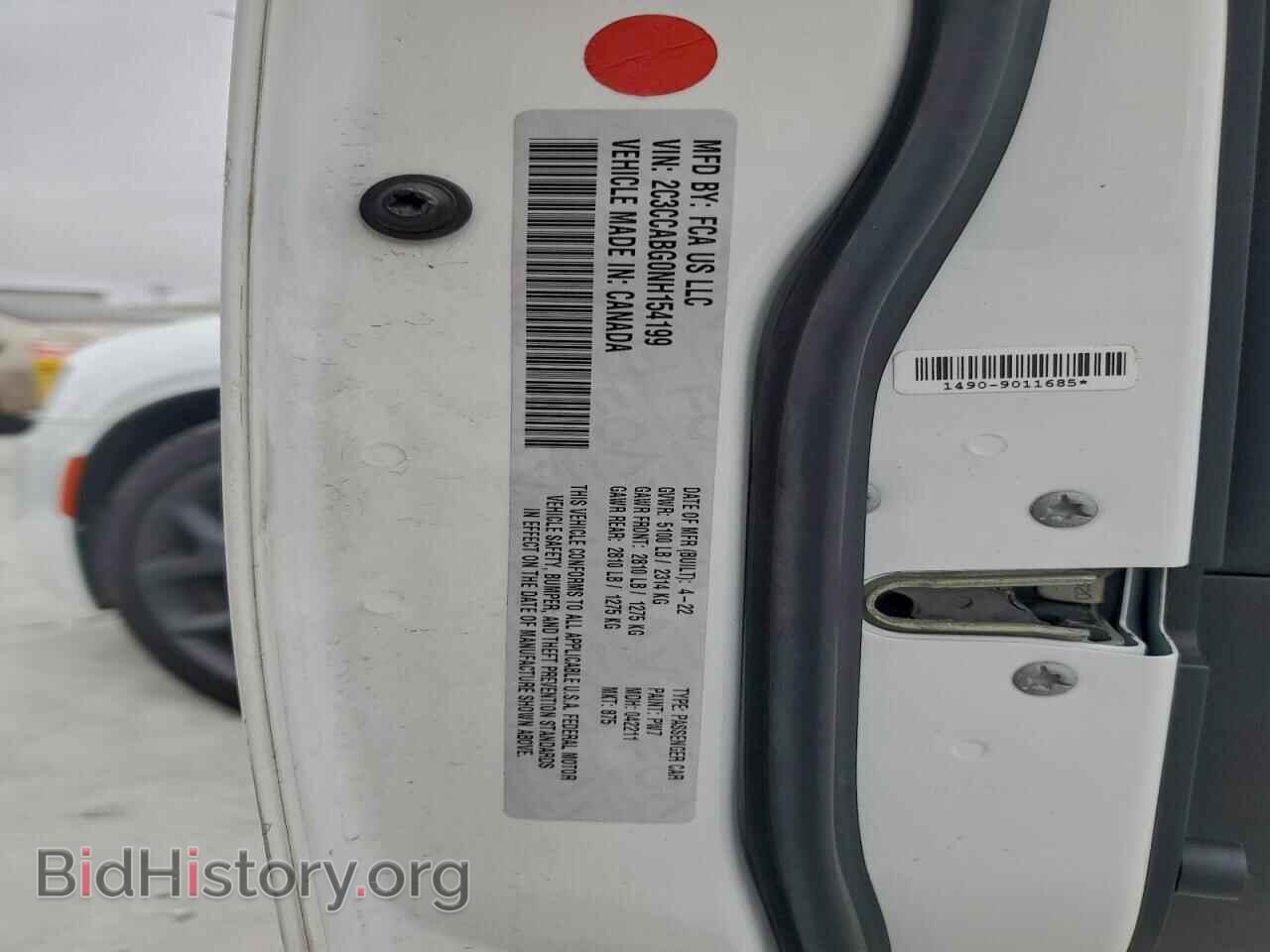 2022 CHRYSLER 300 - VIN: 2C3CCABG0NH154199 - Фото 13