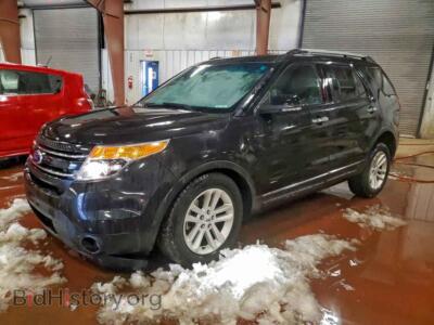 2013 Ford EXPLORER XLT, black — VIN 1FM5K8D8XDGB92809, Copart