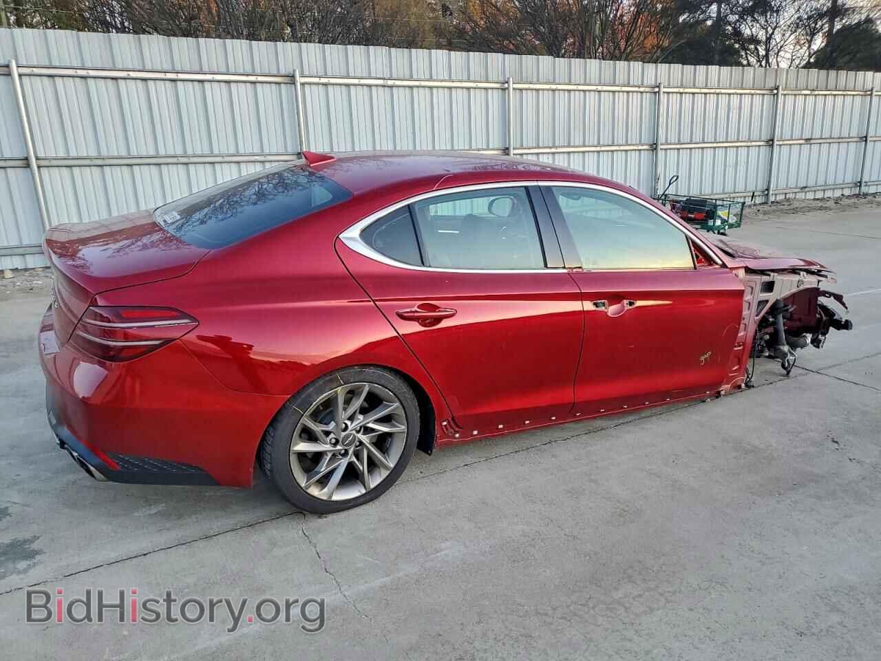 2022 GENESIS G70 BASE - VIN: KMTG34TA1NU093372 - Фото 3