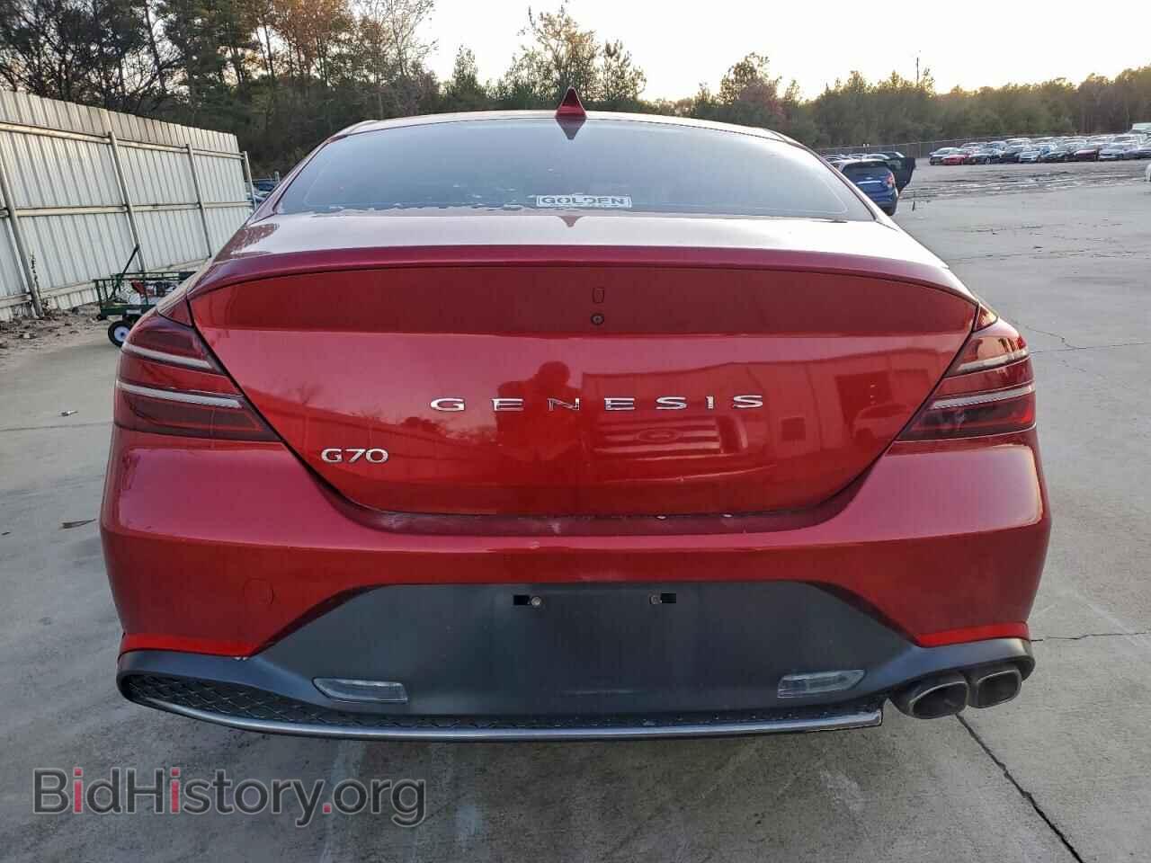 2022 GENESIS G70 BASE - VIN: KMTG34TA1NU093372 - Фото 6