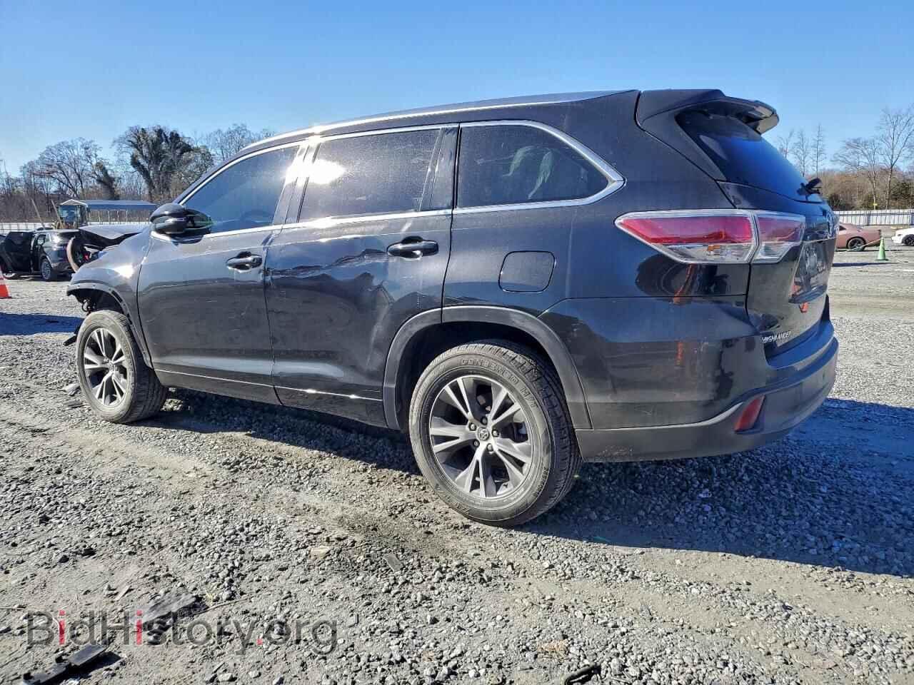 2016 TOYOTA HIGHLANDER - VIN: 5TDKKRFH1GS160271 - Фото 2