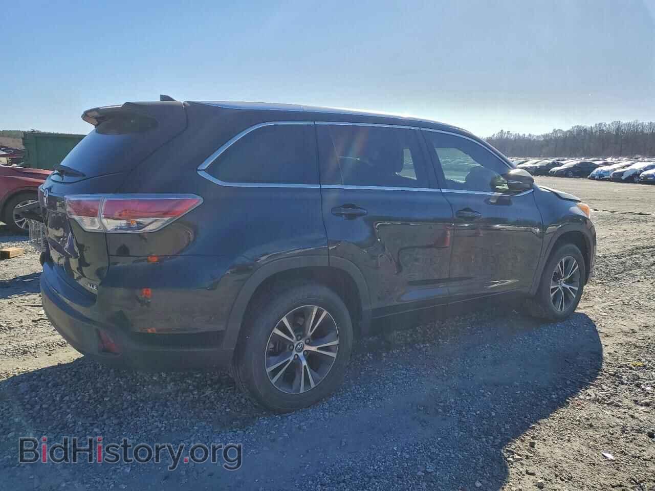 2016 TOYOTA HIGHLANDER - VIN: 5TDKKRFH1GS160271 - Фото 3