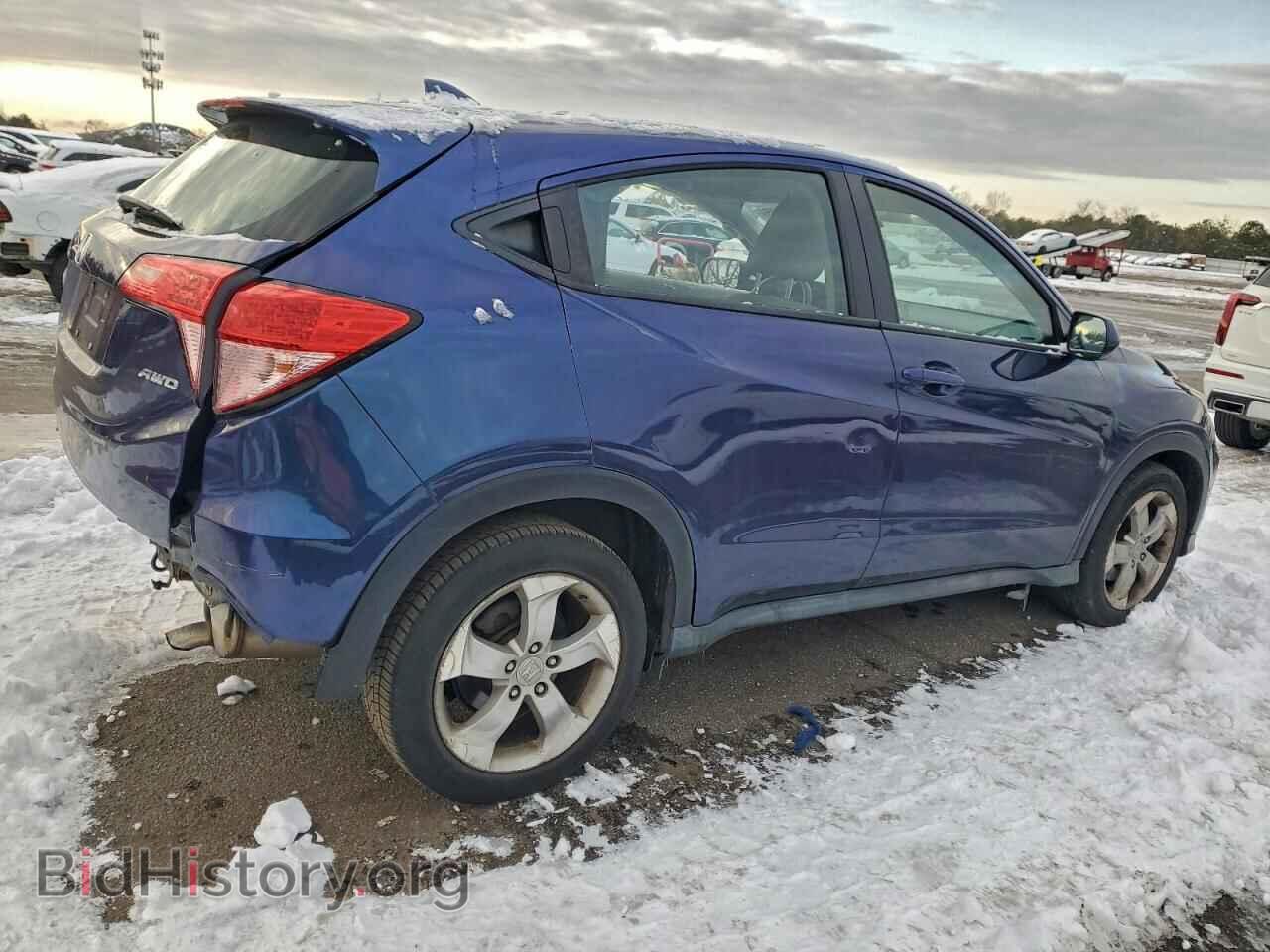 2016 HONDA HR-V - VIN: 3CZRU6H33GM752063 - Фото 3
