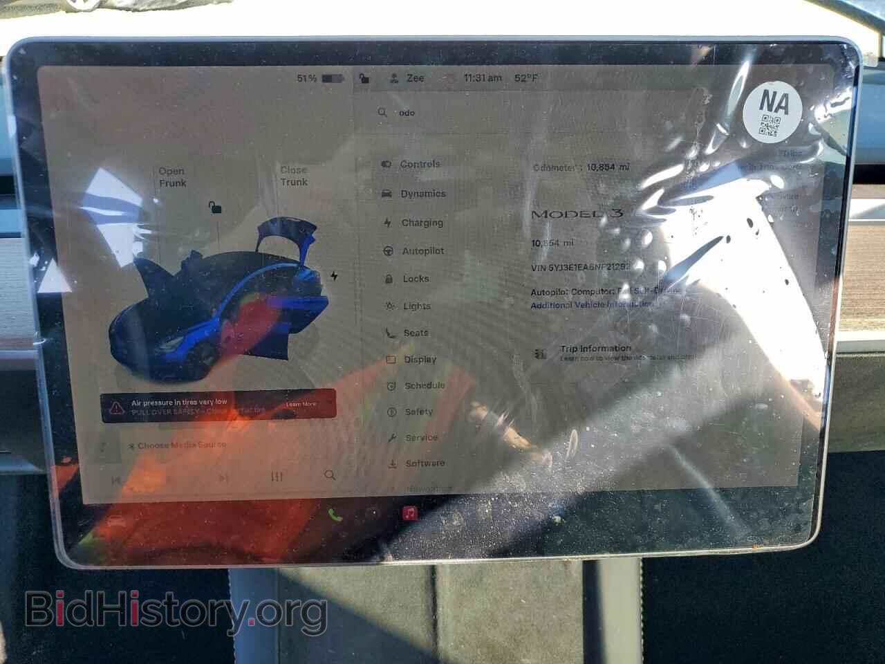 2022 TESLA MODEL 3 - VIN: 5YJ3E1EA6NF212920 - Фото 9
