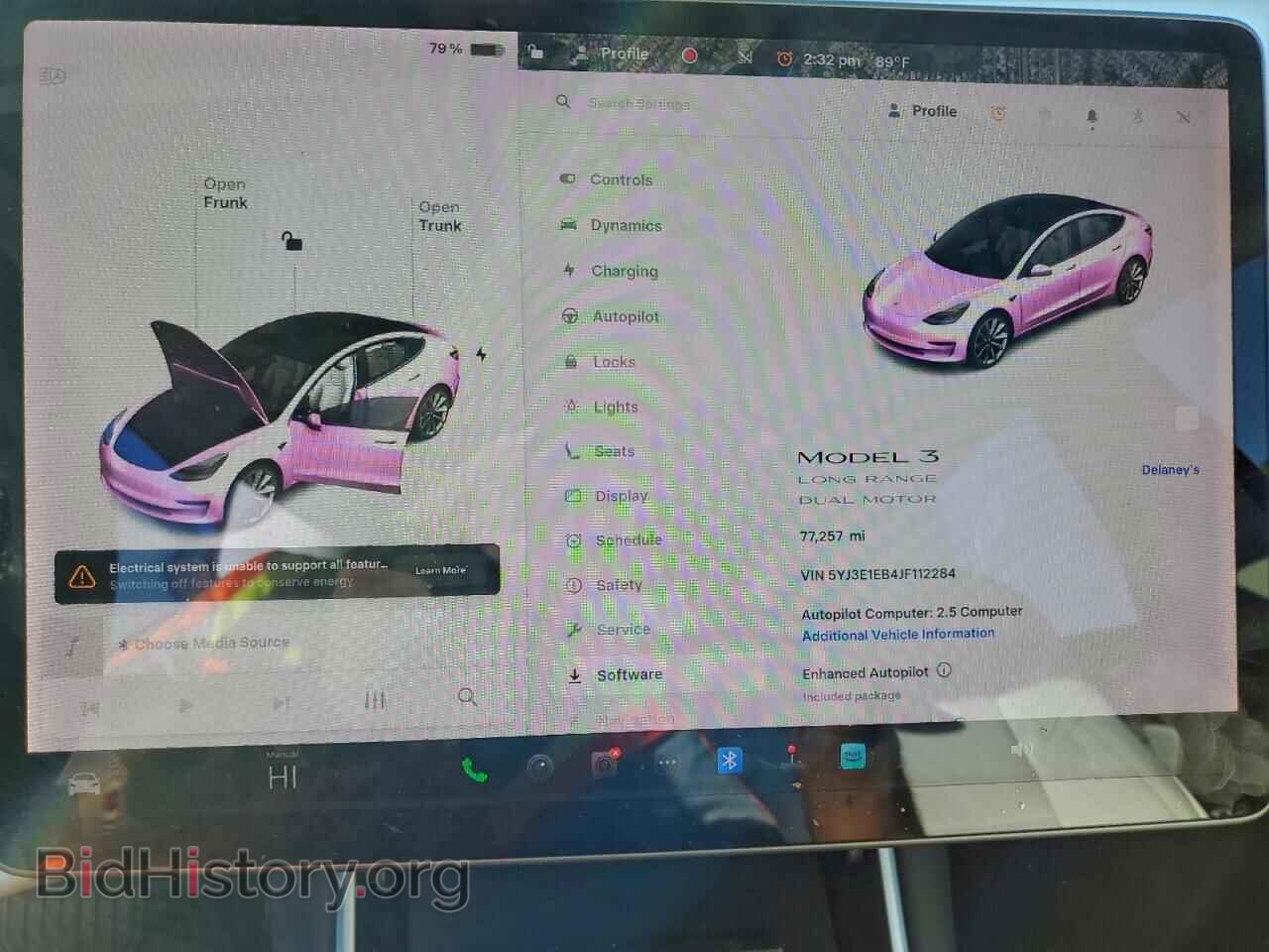 2018 TESLA MODEL 3 - VIN: 5YJ3E1EB4JF112284 - Photo 9