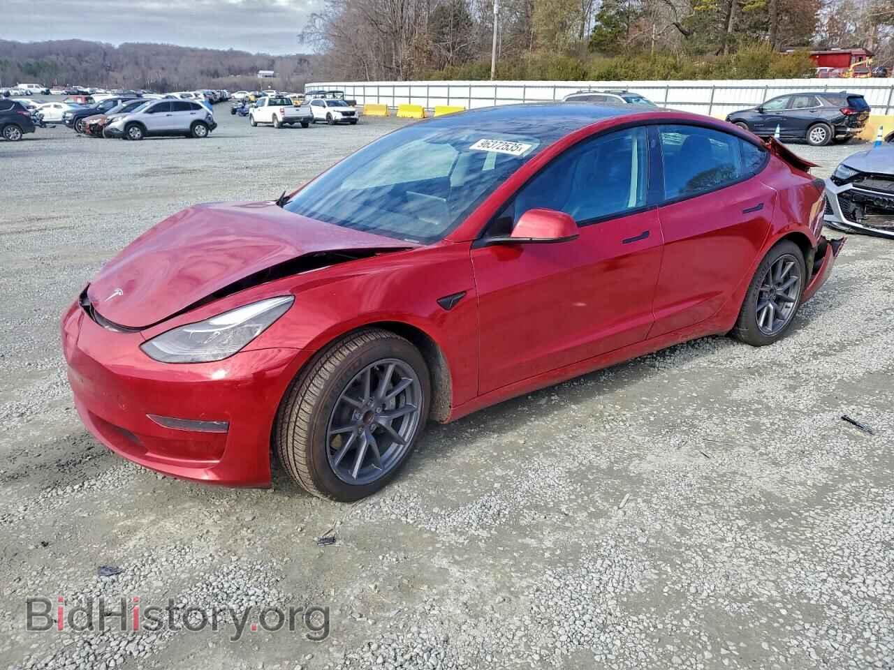 Photo 5YJ3E1EA4MF923322 - TESLA MODEL 3 2021