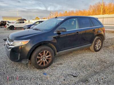 2012 Ford EDGE Limited, черный — VIN 2FMDK3KC4CBA04667, Copart