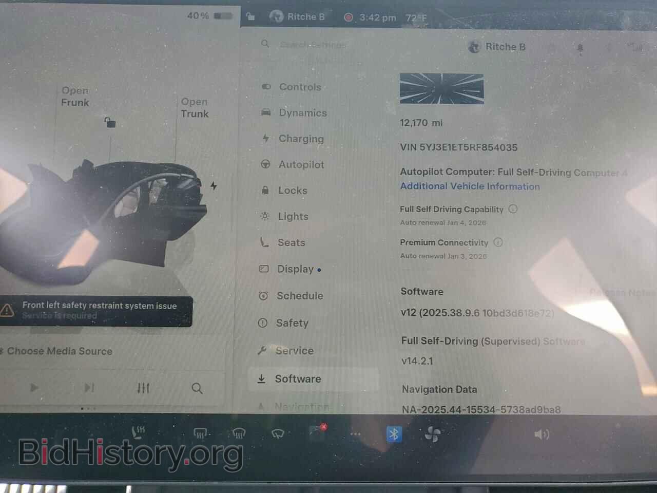 2024 TESLA MODEL 3 - VIN: 5YJ3E1ET5RF854035 - Photo 9