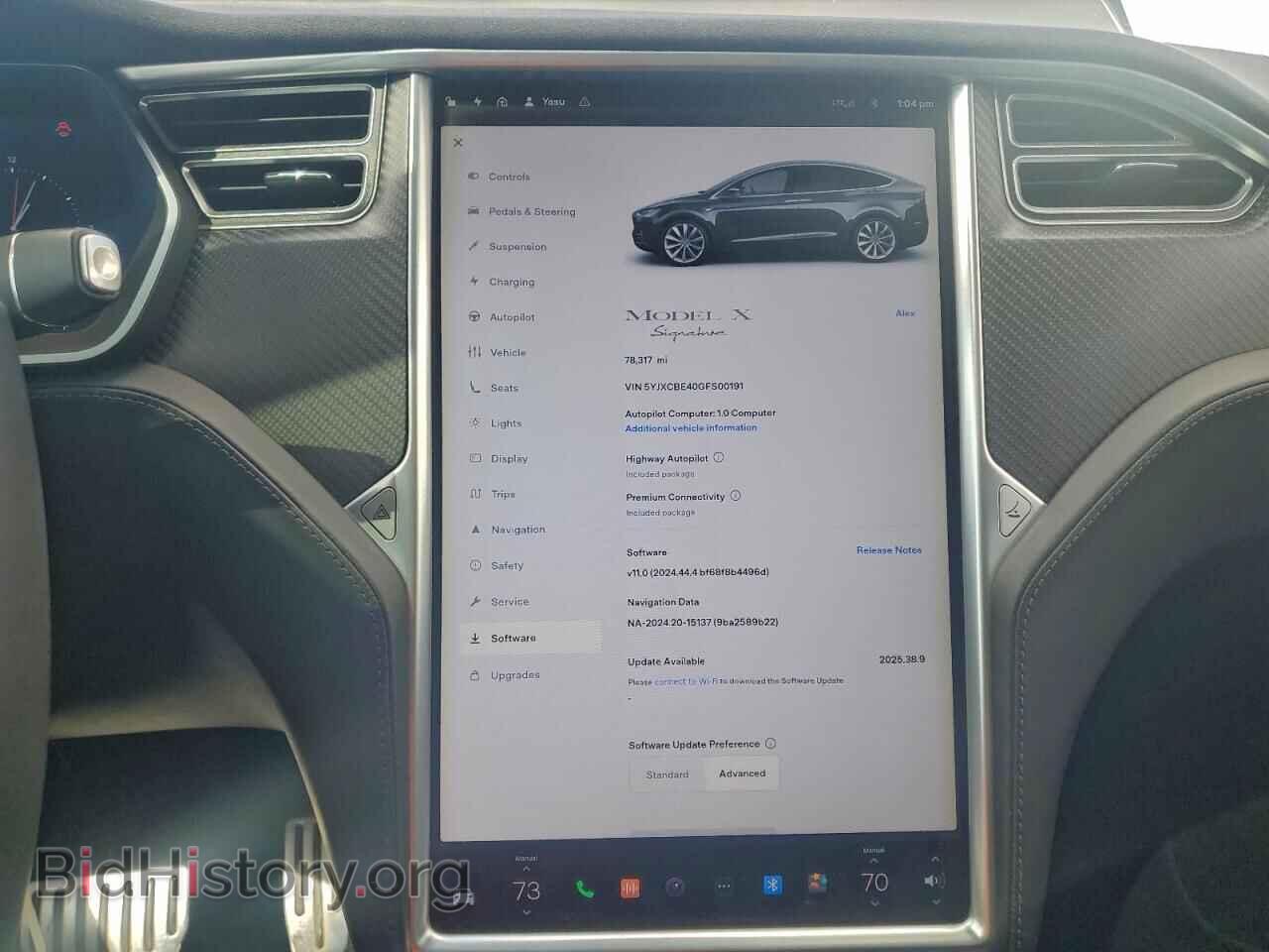2016 TESLA MODEL X - VIN: 5YJXCBE40GFS00191 - Фото 9
