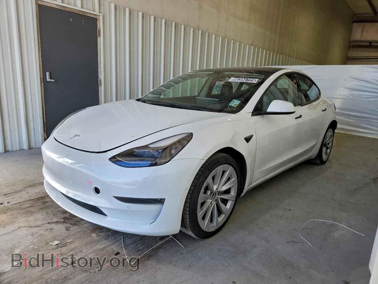 Photo 5YJ3E1EA2NF287307 - TESLA MODEL 3 2022