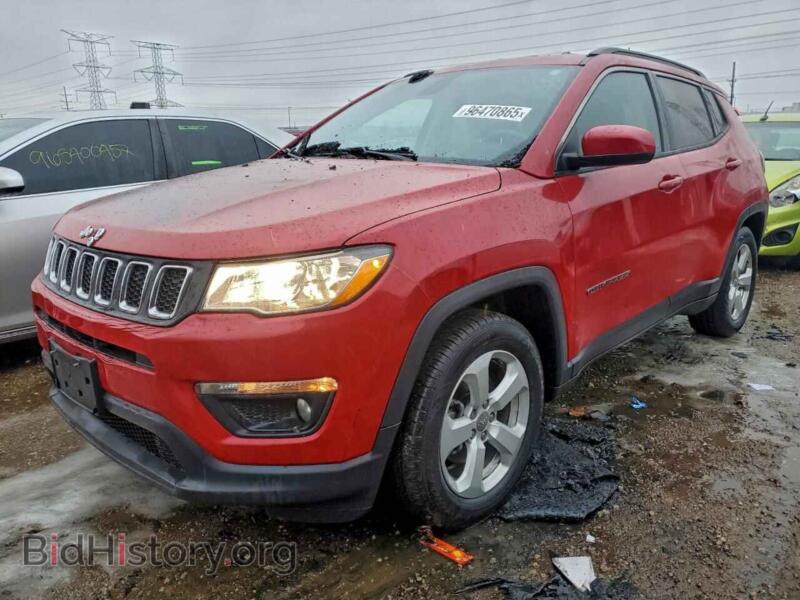 2019 Jeep COMPASS Latitude (VIN 3C4NJCBB4KT715422) — фото 1 из 13, Copart, повреждение: пожар