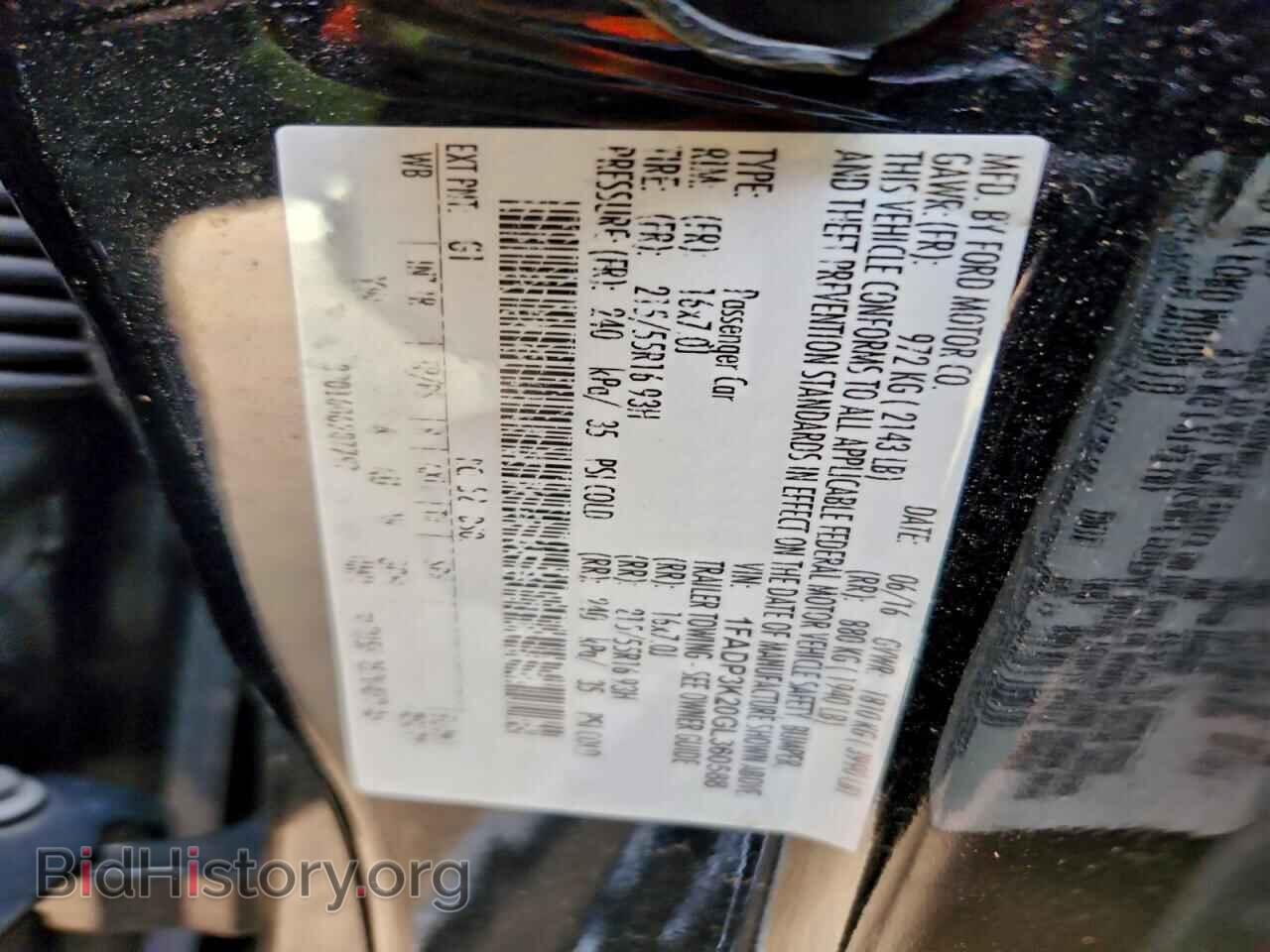 2016 FORD FOCUS - VIN: 1FADP3K20GL360588 - Photo 12