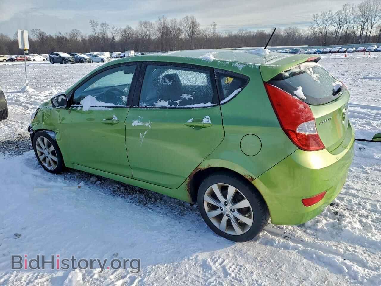2014 HYUNDAI ACCENT - VIN: KMHCU5AE5EU166468 - Фото 2
