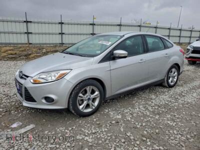 2014 Ford FOCUS SE, серебристый — VIN 1FADP3F20EL398846, Copart