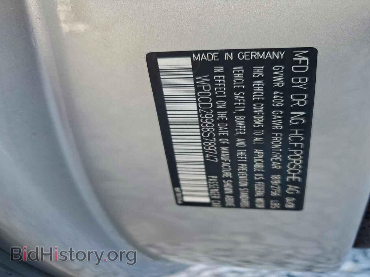 2008 PORSCHE 911 - VIN: WP0CD29998S789747 - Фото 12