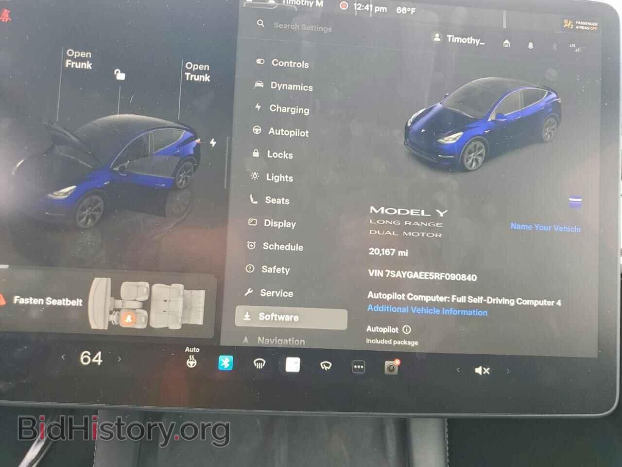 2024 TESLA MODEL Y - VIN: 7SAYGAEE5RF090840 - Фото 9