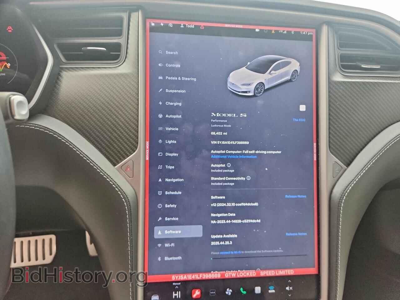 2020 TESLA MODEL S - VIN: 5YJSA1E41LF398669 - Photo 9