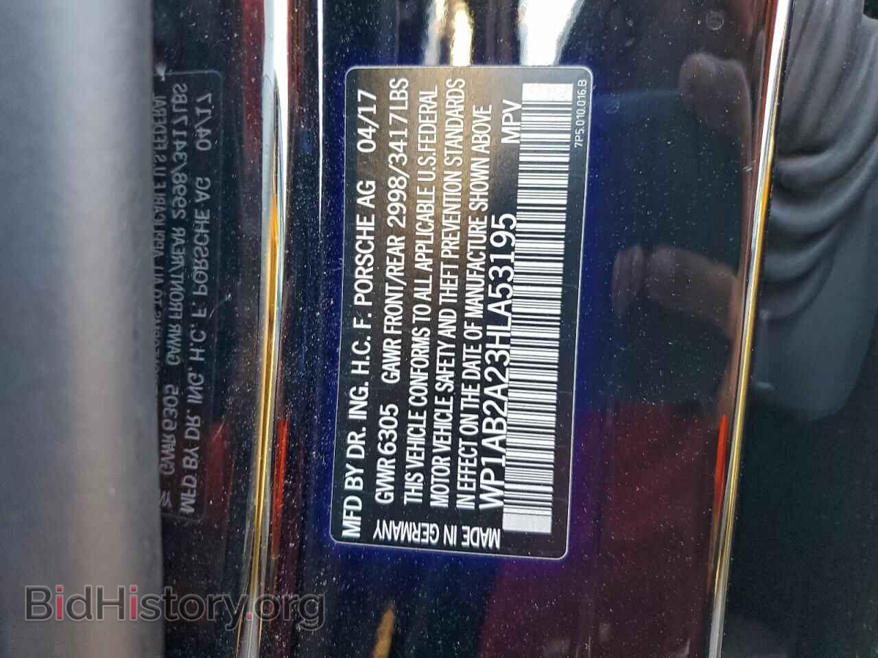 2017 PORSCHE CAYENNE - VIN: WP1AB2A23HLA53195 - Фото 12