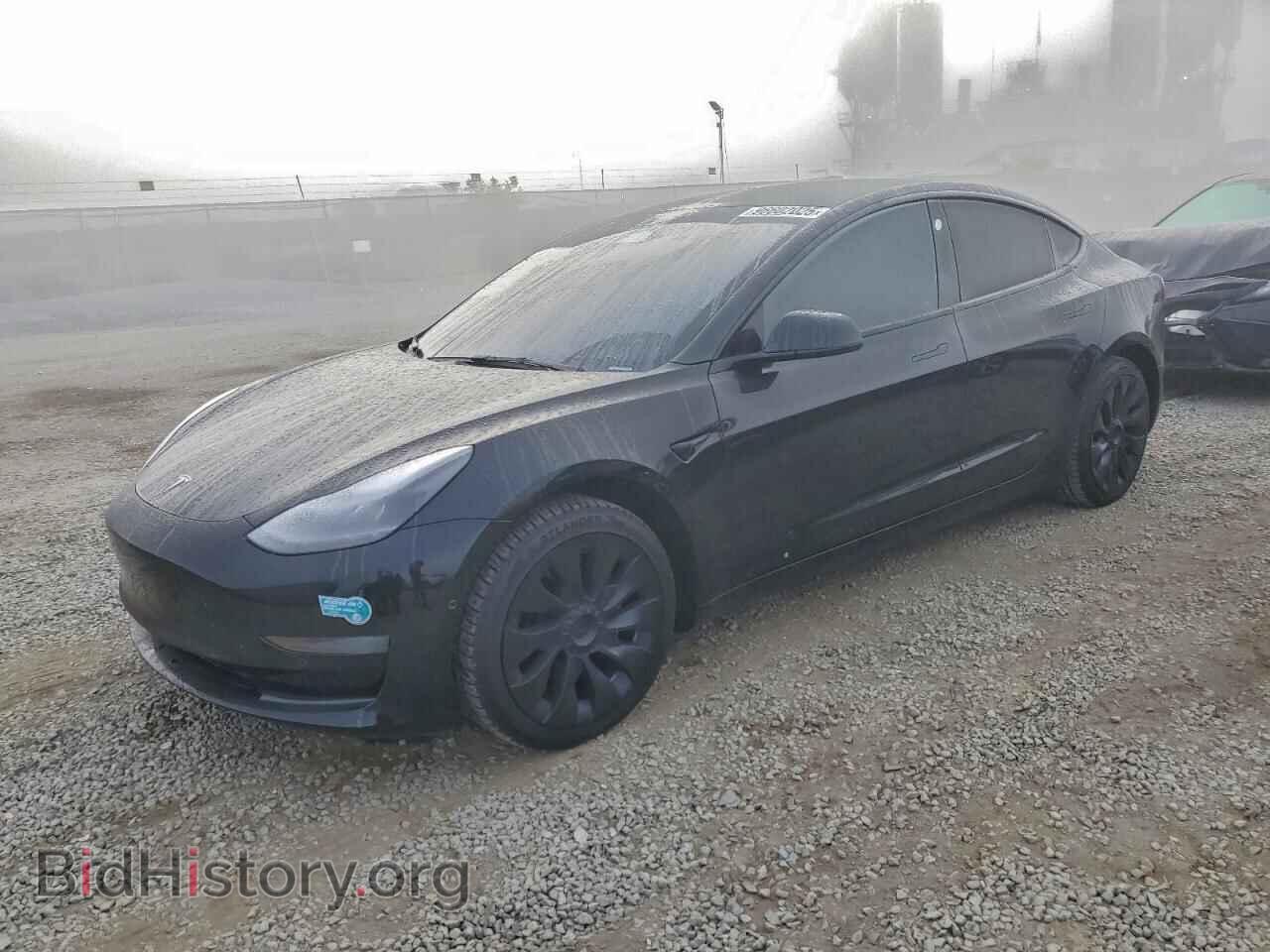 Photo 5YJ3E1EA5NF375235 - TESLA MODEL 3 2022