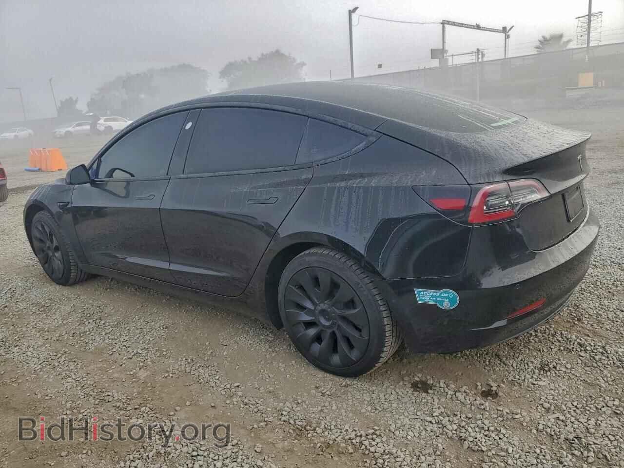 2022 TESLA MODEL 3 - VIN: 5YJ3E1EA5NF375235 - Фото 2