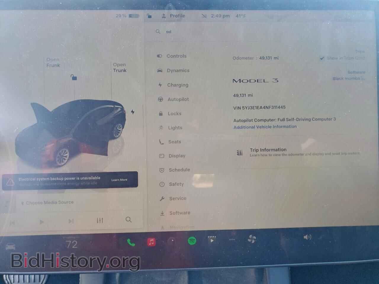 2022 TESLA MODEL 3 - VIN: 5YJ3E1EA4NF311445 - Photo 9
