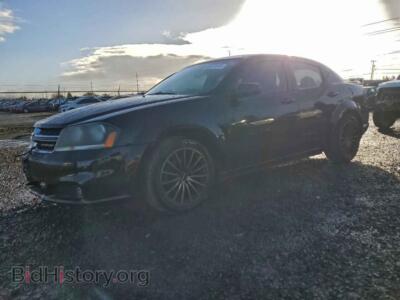 2013 Dodge AVENGER SE, black — VIN 1C3CDZAG4DN622017, Copart