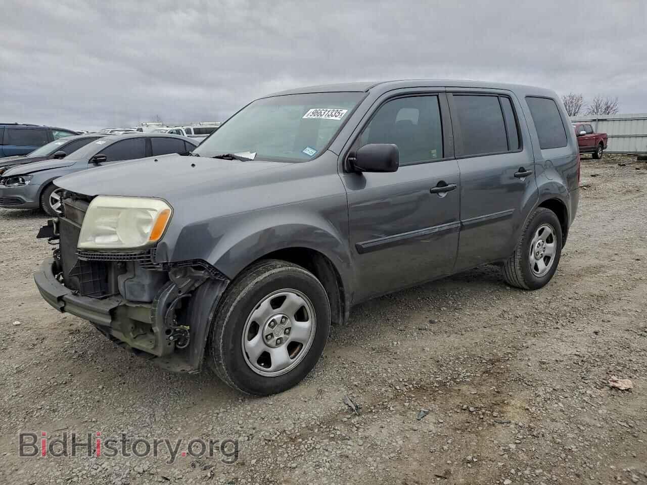 Photo 5FNYF3H27CB016887 - HONDA PILOT 2012