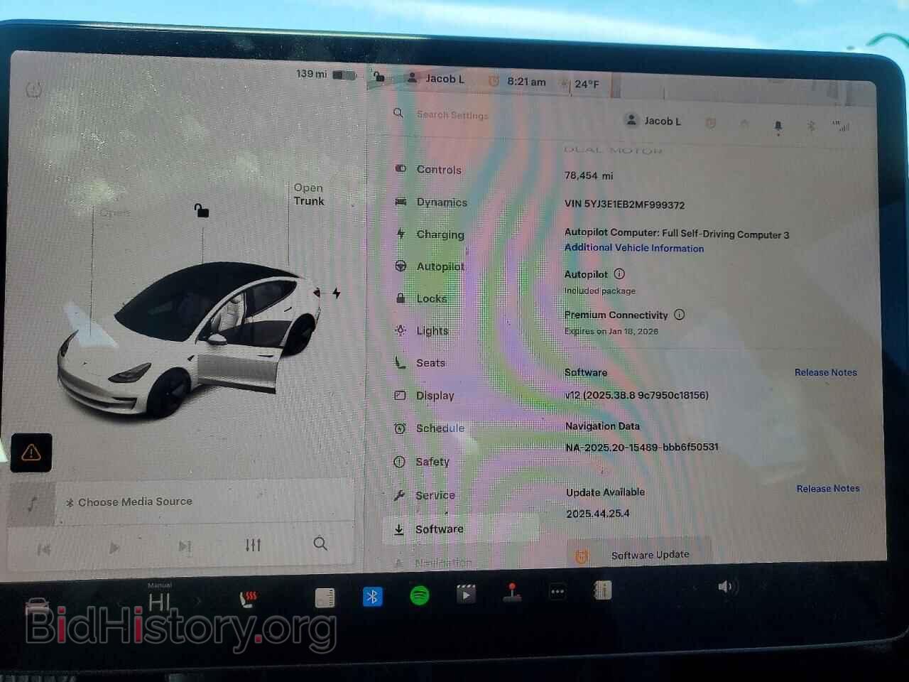 2021 TESLA MODEL 3 - VIN: 5YJ3E1EB2MF999372 - Photo 9