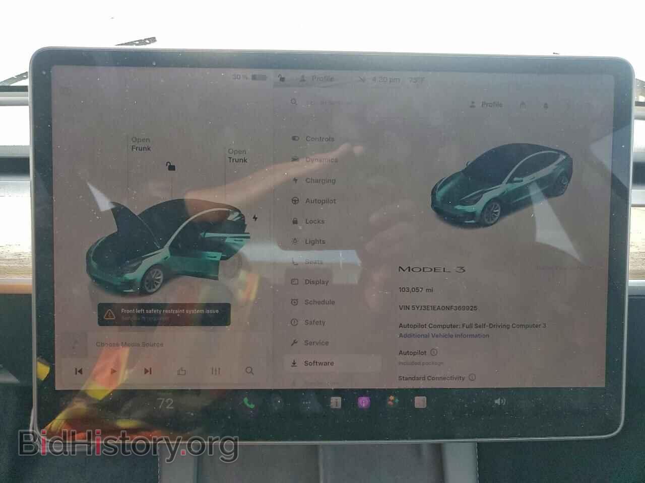 2022 TESLA MODEL 3 - VIN: 5YJ3E1EA0NF369925 - Photo 9