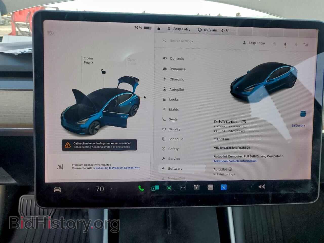 2020 TESLA MODEL 3 - VIN: 5YJ3E1EB4LF635503 - Photo 9