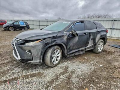 2017 Lexus RX350 350 Base, black — VIN 2T2ZZMCA0HC075867, Copart