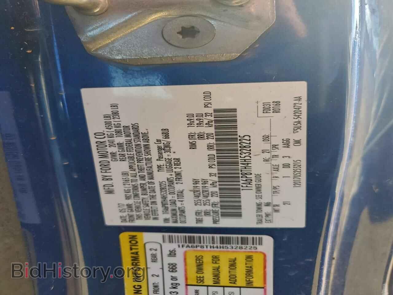2017 FORD ALL Models - VIN: 1FA6P8TH4H5328225 - Photo 12