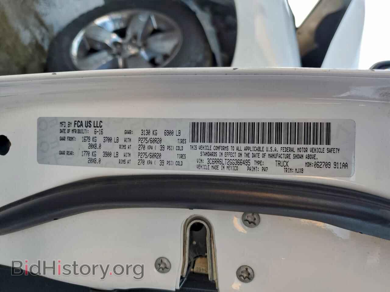 2016 RAM 1500 - VIN: 3C6RR6LT2GG366495 - Фото 13