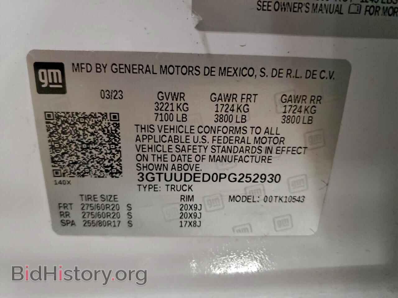 2023 GMC SIERRA - VIN: 3GTUUDED0PG252930 - Фото 13