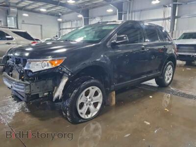 2013 Ford EDGE SEL, black — VIN 2FMDK3JC5DBC81010, Copart