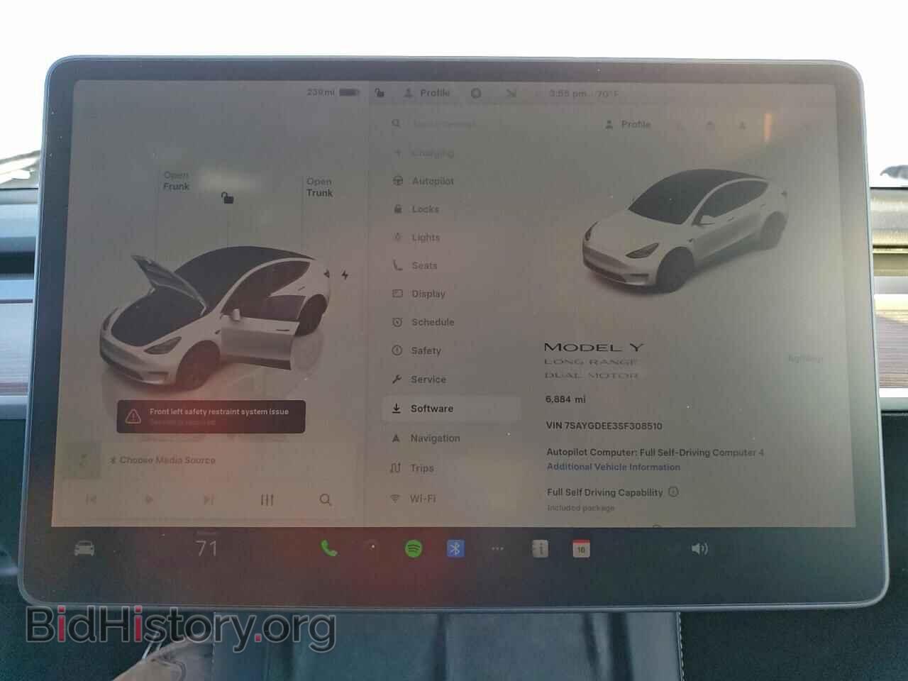 2025 TESLA MODEL Y - VIN: 7SAYGDEE3SF308510 - Photo 9