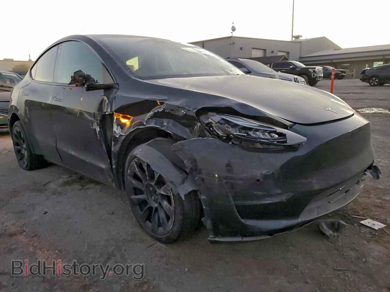 2022 TESLA MODEL Y - VIN: 7SAYGDEE1NF341879 - Фото 4
