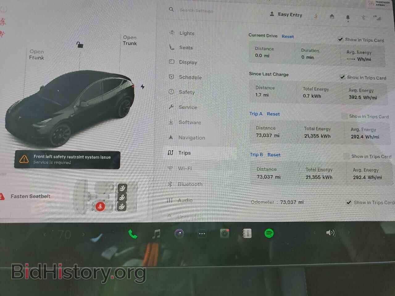 2022 TESLA MODEL Y - VIN: 7SAYGDEE1NF341879 - Фото 9