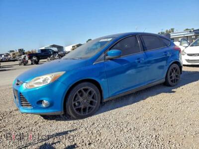 2012 Ford FOCUS SE, blue — VIN 1FAHP3K27CL262797, Copart