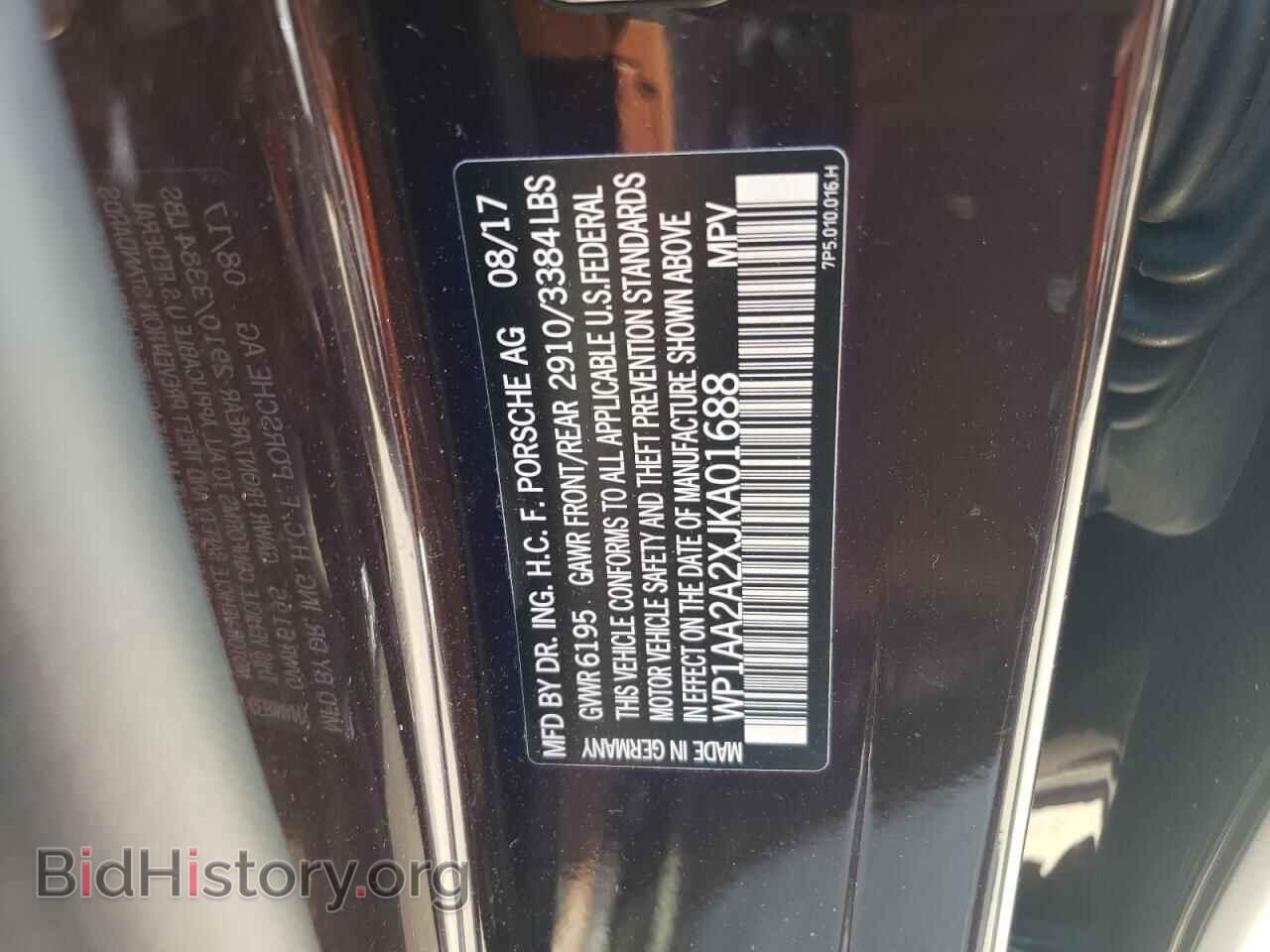 2018 PORSCHE CAYENNE - VIN: WP1AA2A2XJKA01688 - Фото 35