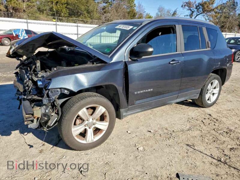 2014 Jeep COMPASS Sport (VIN 1C4NJCBB1ED627115) — фото 1 из 15, Copart, повреждение: передняя часть