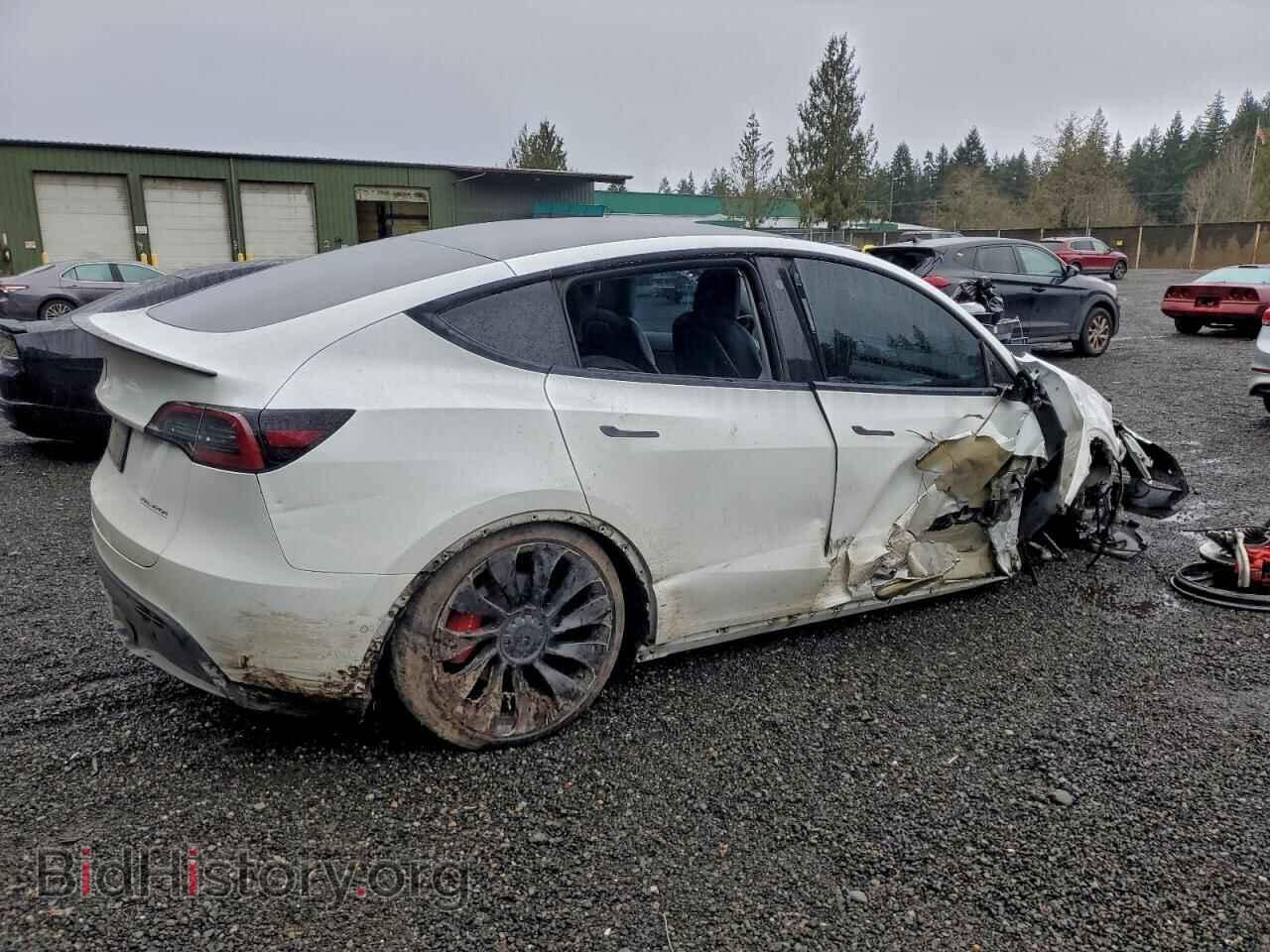 2022 TESLA MODEL Y - VIN: 7SAYGDEF6NF488742 - Фото 3