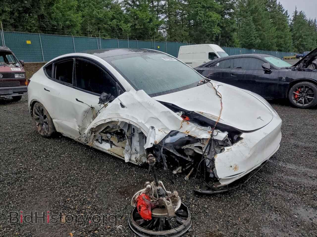 2022 TESLA MODEL Y - VIN: 7SAYGDEF6NF488742 - Фото 4