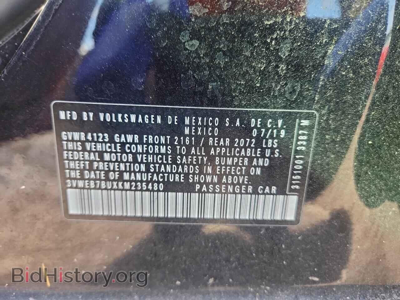 2019 VOLKSWAGEN JETTA - VIN: 3VWEB7BUXKM235480 - Фото 13