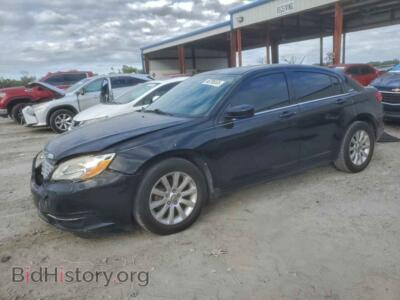 2013 Chrysler 200 Touring, black — VIN 1C3CCBBBXDN633472, Copart